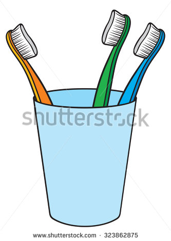 333x470 Toothbrush Clipart Cup