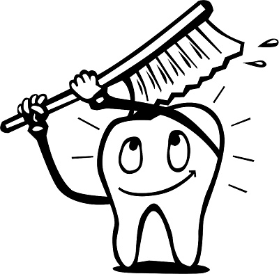 400x394 Tooth And Toothbrush Clipart 101 Clip Art