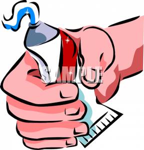 288x300 Image A Hand Holding A Tube Of Toothpaste