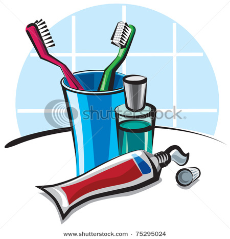 450x466 And Toothpaste In Bathroom