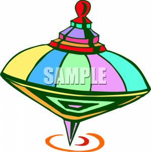 299x300 Spinning Top Clipart