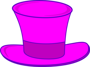 297x222 Pink Top Hat Clip Art