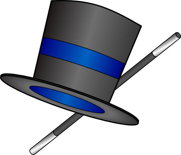 600x515 Top Hat Magic Hat Clip Art Clipart Image Image