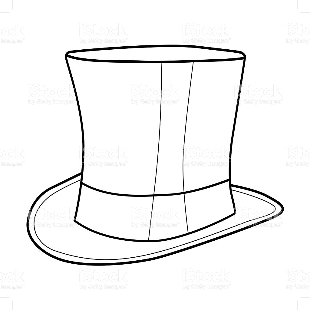 1024x1024 Top Hat Clipart Black Object