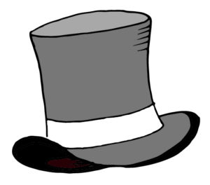 300x264 Top Hat Clipart Grey