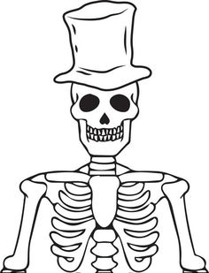 236x309 Free Printable Skeleton Coloring Pages For Kids Coloring