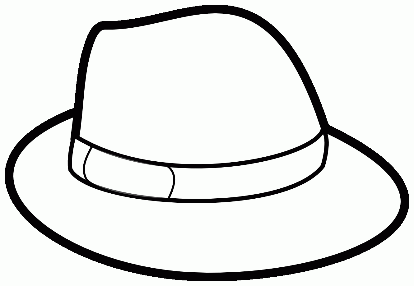 1331x920 Free Printable Top Hat Coloring Page Many Interesting Cliparts