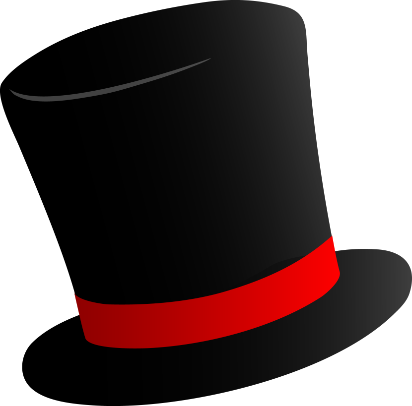 830x819 Top Hat Outline
