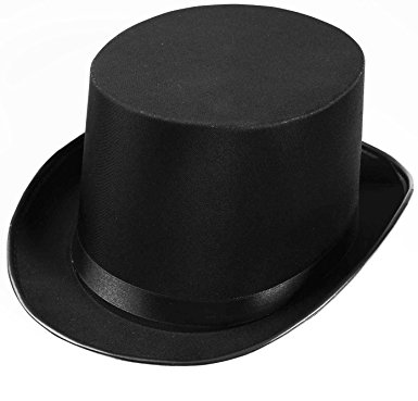 385x369 Forum Novelties Men's Deluxe Adult Satin Top Hat