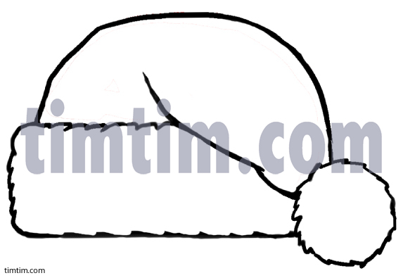 573x395 Drawn Santa Hat Draw