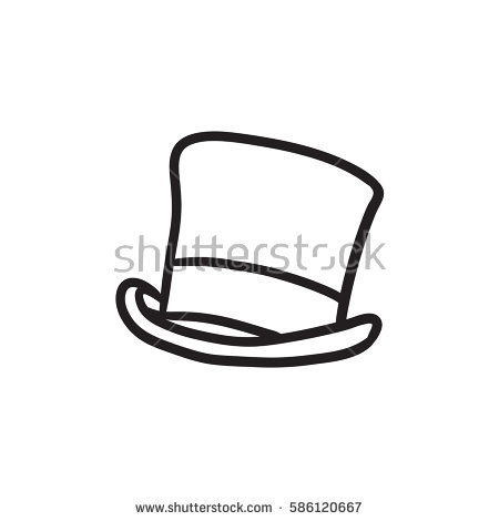 450x470 Drawn Top Hat