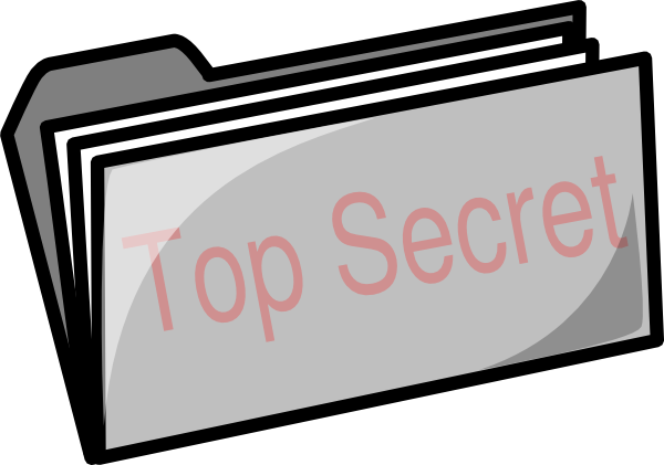 600x421 Top Secret Folder Clip Art