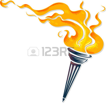 450x439 Flame Clipart Torch Flame