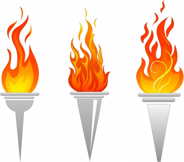600x527 Flames Clipart Torch Fire