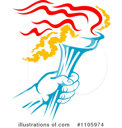 400x420 Torch Clipart