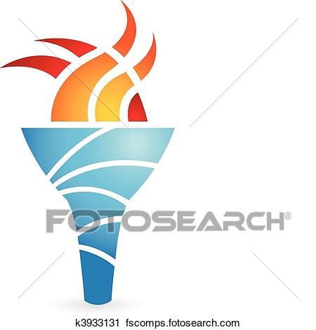 450x470 Clipart Of Ancient Torch 3 K3933131