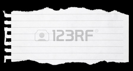450x243 Torn Notebook Page Stock Photo, Picture And Royalty Free Image