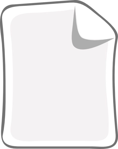 468x593 Blank White Paper Cartoon Clip Art