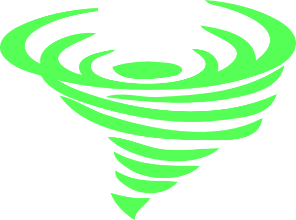 600x447 Tornado Clipart Green