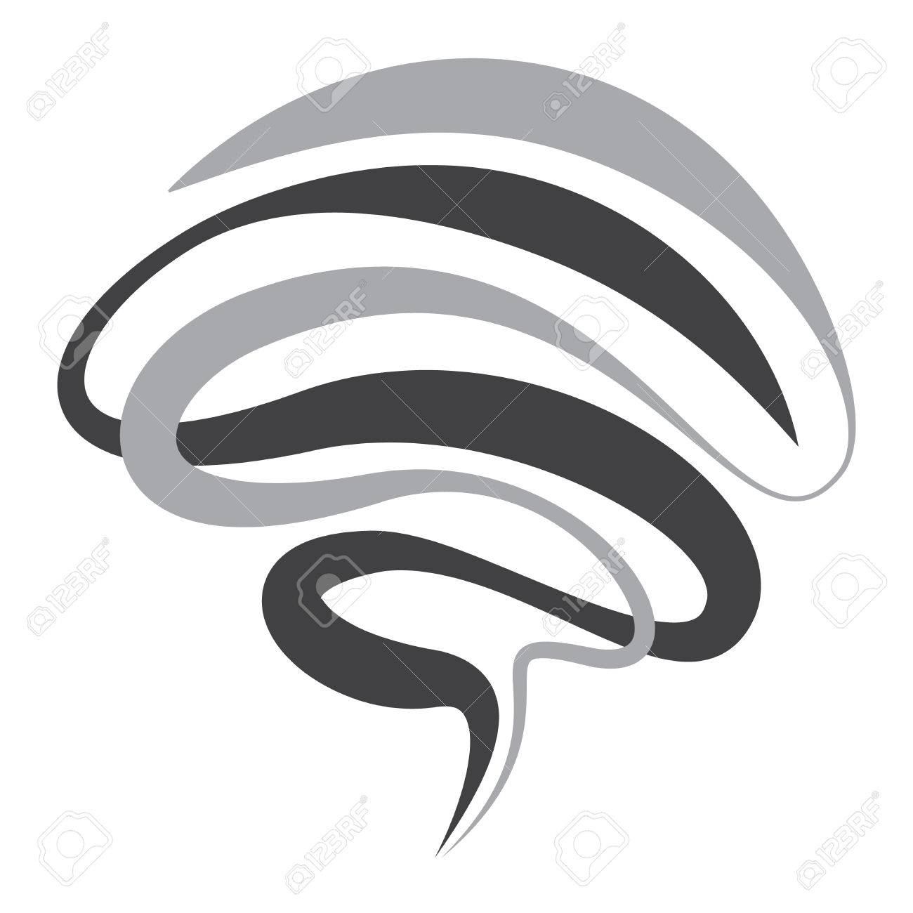 1300x1300 Twister Symbol Vector Sign Of Tornado Spiral Royalty Free Cliparts