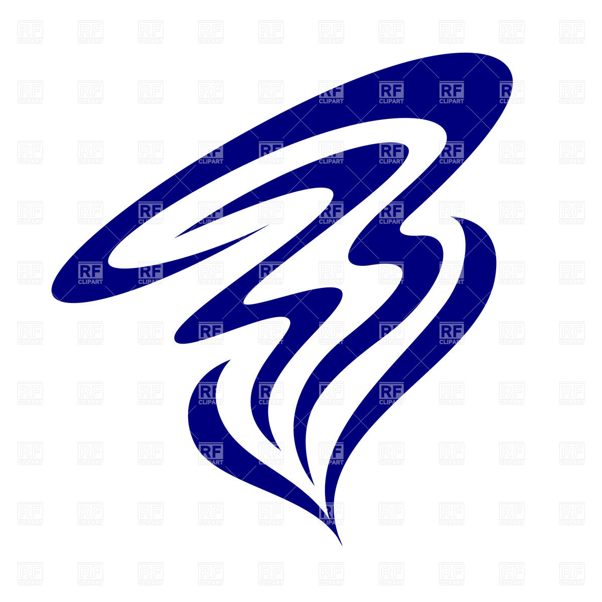 1200x1200 Abstract Vortex Sign Royalty Free Vector Clip Art Image