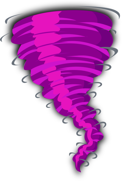 409x611 Purple Clipart Tornado