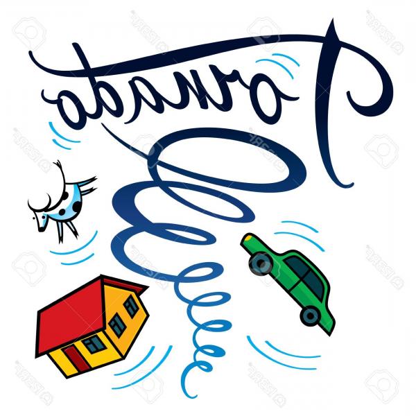 600x600 Tornado Clipart Damage
