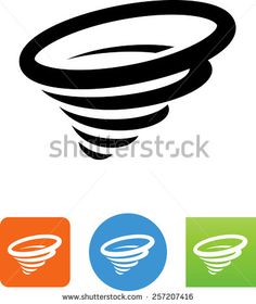 236x280 Tornado Icon Flat Graphic Design Vector Art Illustration Cool