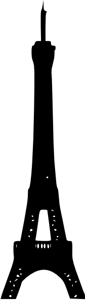 168x593 Eiffel Tower Clip Art