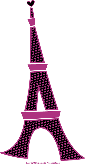 361x694 Eiffel Tower Art On Paris And Tour Eiffel Clipart 2