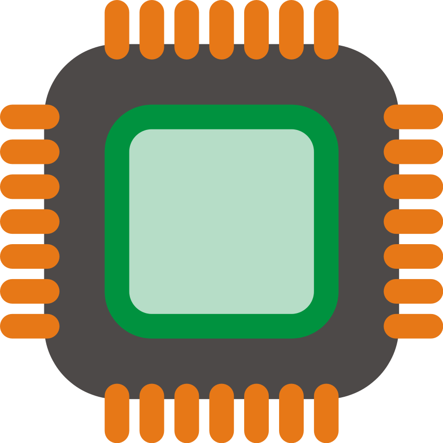 900x900 Small Computer Chip Clipart