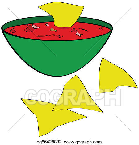 450x470 Bowl Clipart Tortilla Chip