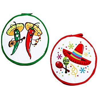 350x350 Good Living Microwave Safe Tortilla Warmer With Enough