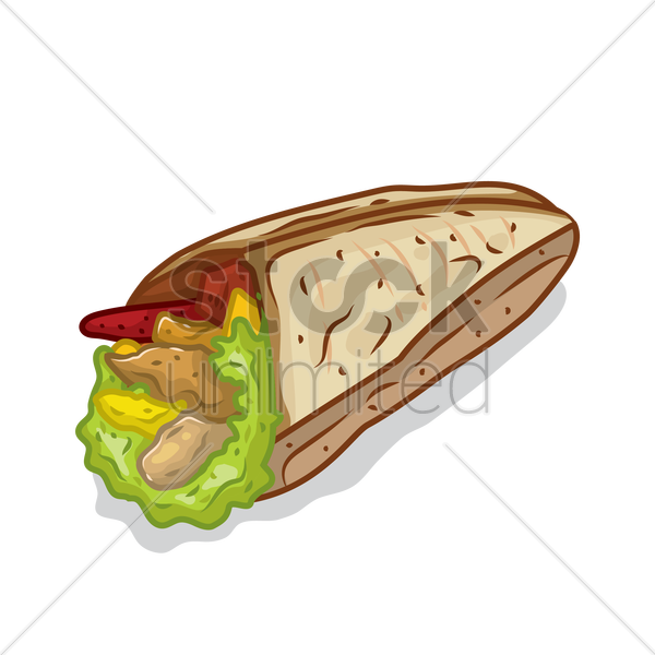 600x600 Tortilla Vector Image