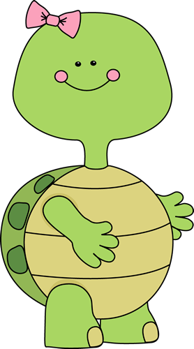 278x500 Girl Turtle Clip Art