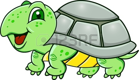 450x260 Cartoon Turtles Set. Four Cute Tortoises. Funny Animals. Party