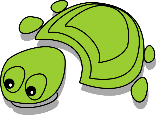 600x444 Green Tortoise Cartoon Clip Art