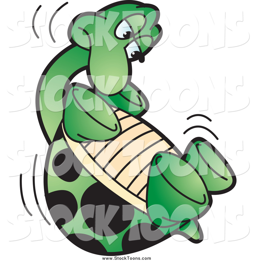 1024x1044 Stock Cartoon Of A Tortoise On His Back, Trying To Right Himself