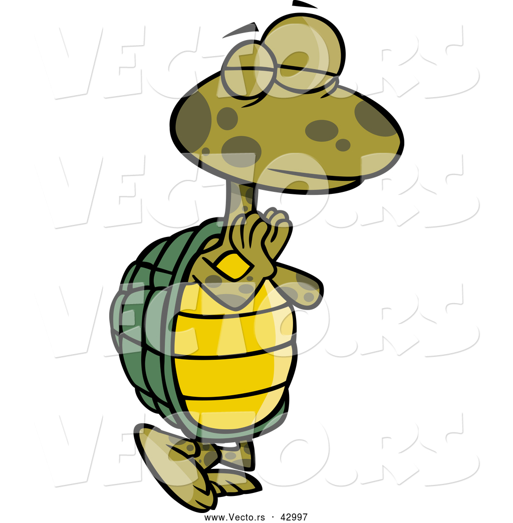 1024x1044 Vector Of A Standing Yoga Cartoon Turtle In A Pose By Toonaday