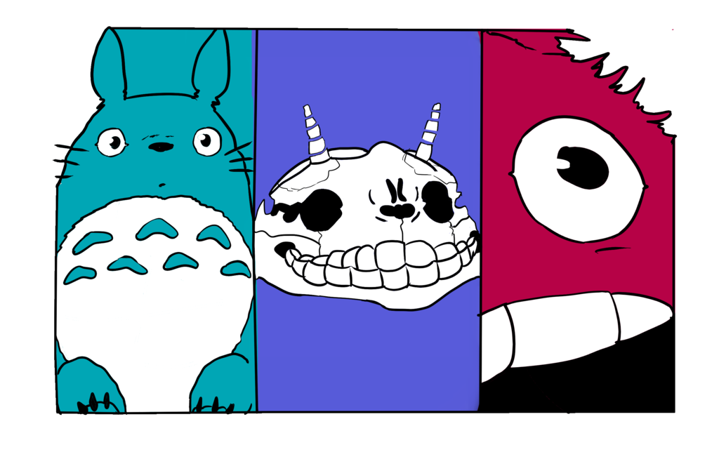 1024x644 Pop Art Clipart Totoro