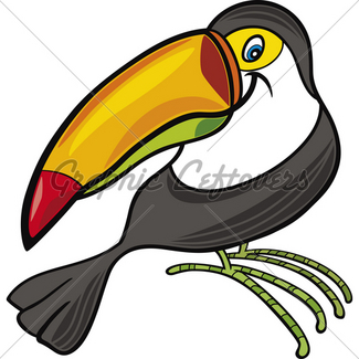 325x325 Toucan Bird Cartoon Gl Stock Images
