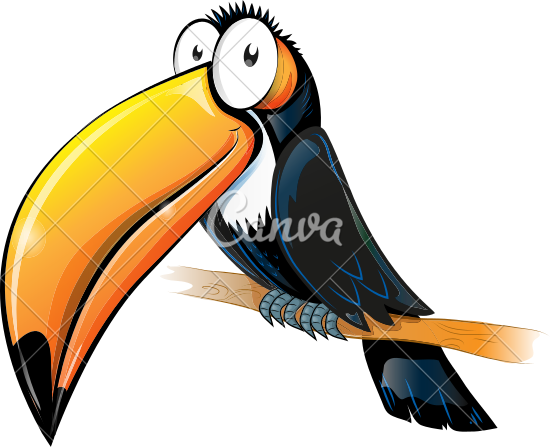 550x447 Toucan Cartoon Icon
