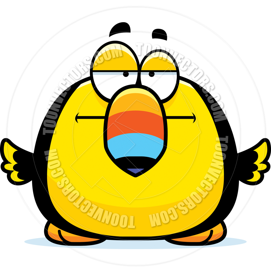 940x940 Cartoon Little Toucan Bored By Cory Thoman Toon Vectors Eps