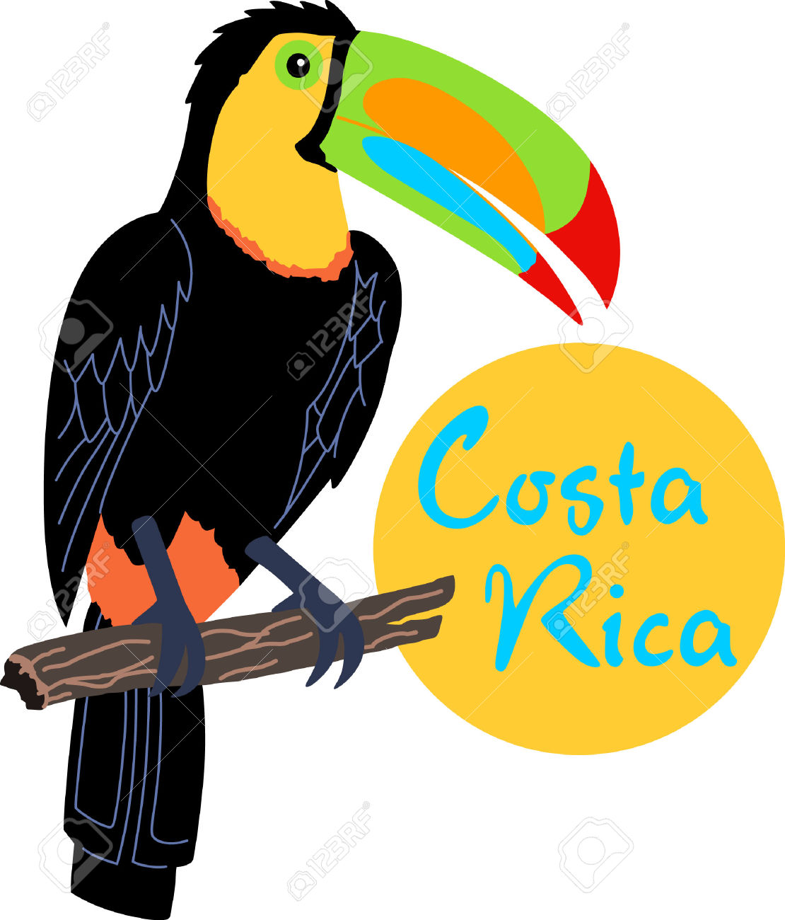1110x1300 Toucan Clipart Costa Rica