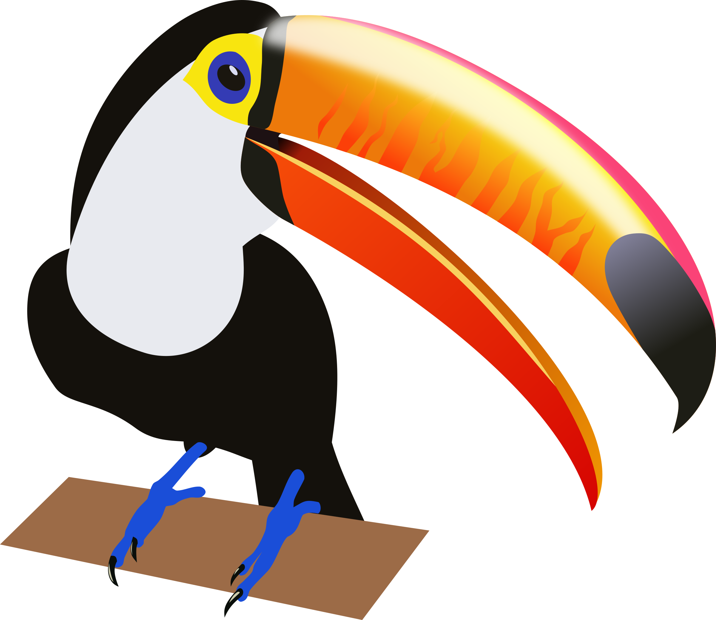 2400x2078 Cute Baby Toucan Clipart