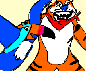 300x250 Sam Toucan Vs. Tony Tiger Death Battle!