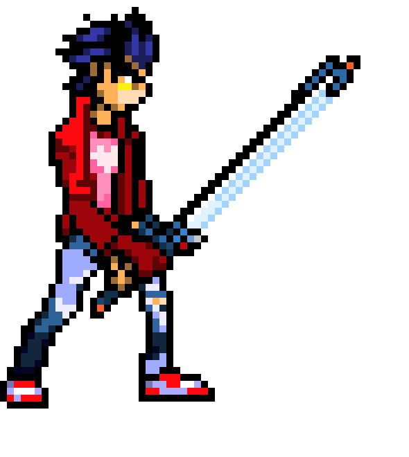 590x660 Travis Touchdown Pixel Art Maker