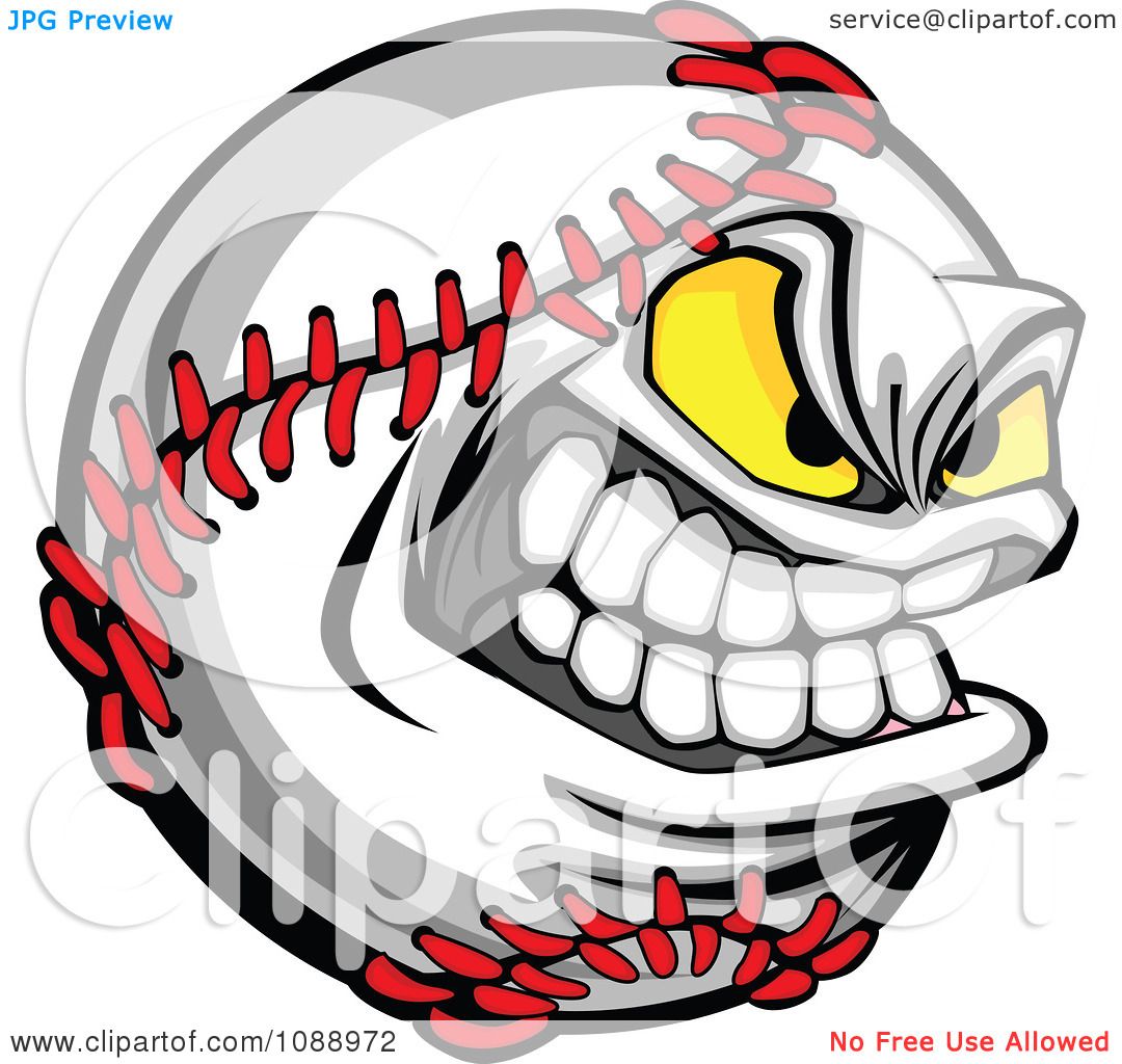 1080x1024 Clipart Tough Baseball Mascot
