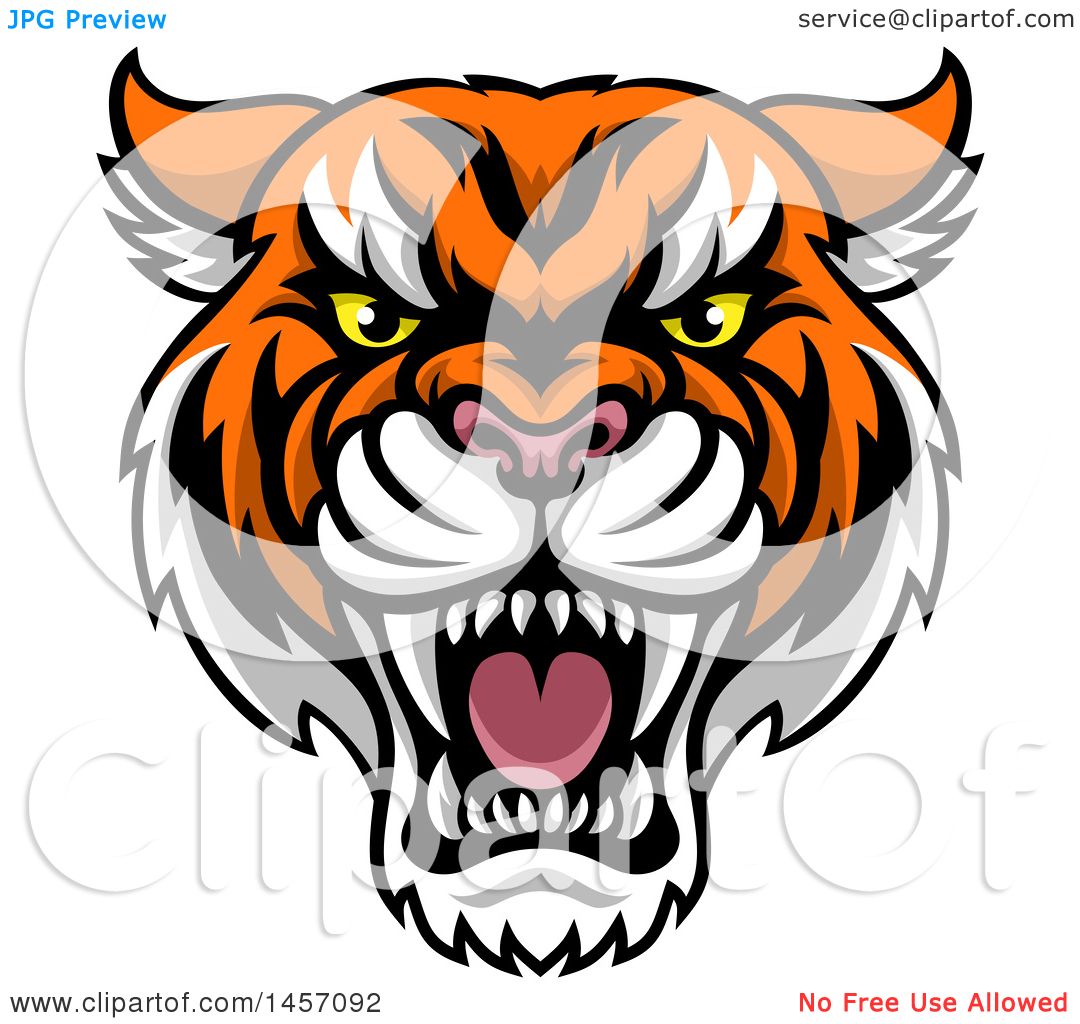 1080x1024 Tiger Clipart Tough