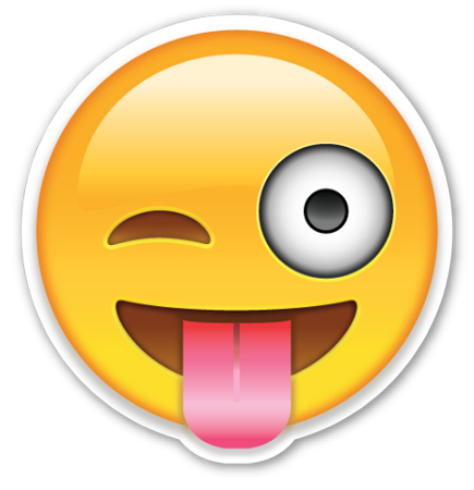 435x450 Smiley Face Sticking Tongue Out Clipart